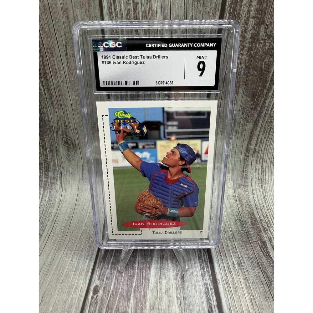 1991 Classic Best Minor League - Gold Bonus Cards Ivan Rodriguez #BC7 (RC) HOF